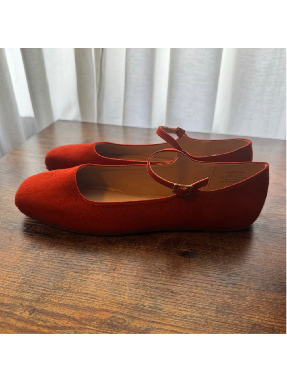 Journee Collection Carrie Mary Jane Flats - Size 10W - Picture 2 of 5
